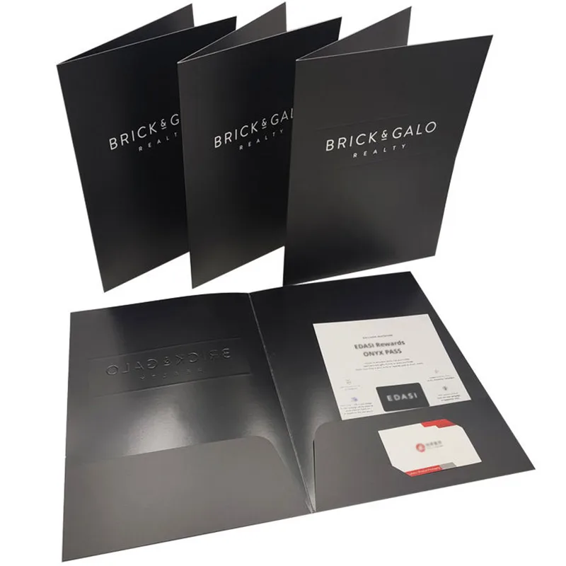 Customize Size Presentation Document Folders Eco-friendly Folder Printing