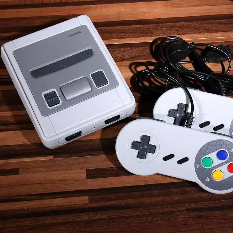 Мини для SNES супер Nintendo Style консоль видеоигр 620 встроенных игр