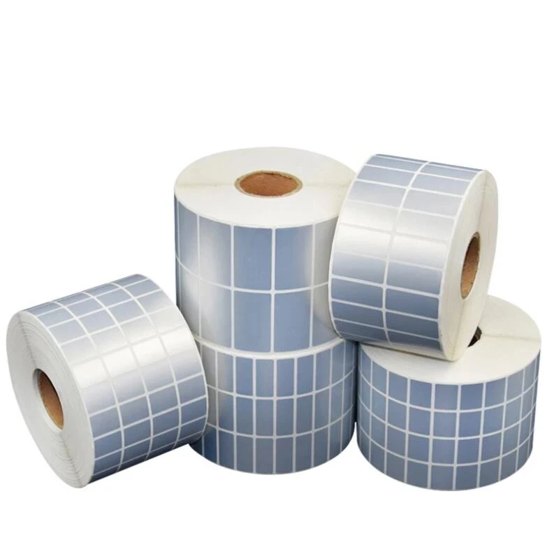 Multi Size Waterproof Polyester Glossy Finish Black Roll Matt Sliver Label