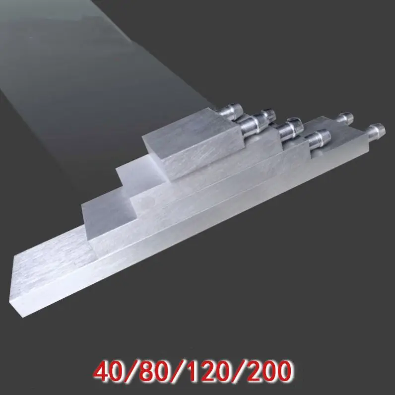 Aluminum Block Custom Water Cooling Block Plate 40*200mm Heatsink For Cpu Cooler