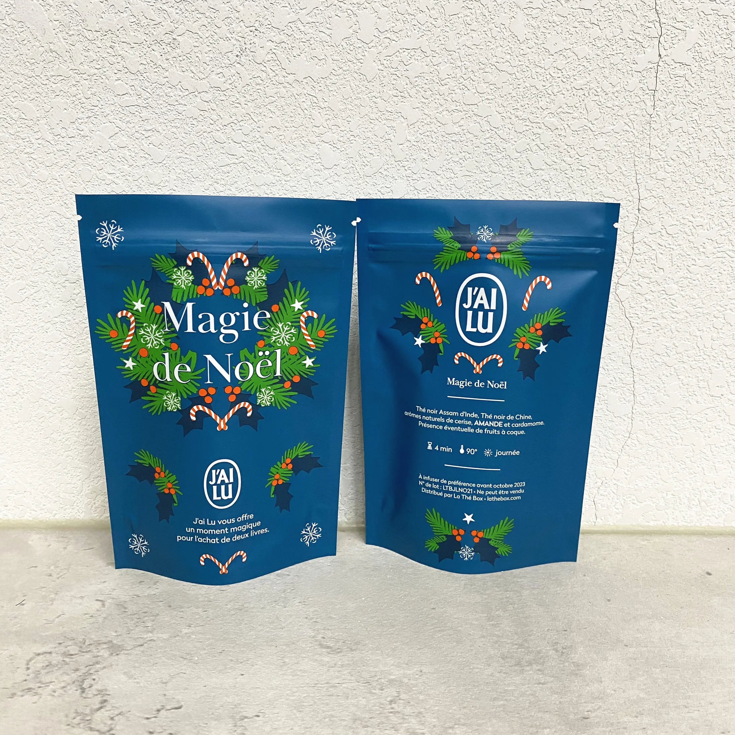 Full color reusable zip lock plastic stand up packaging bag pouch for chips snack