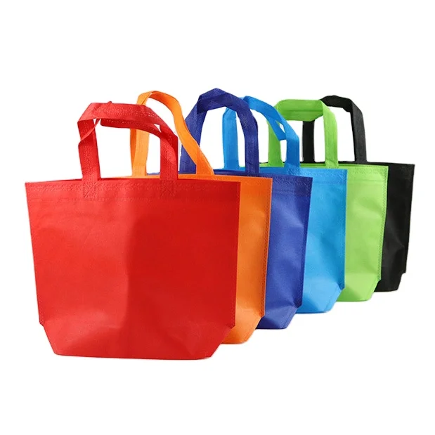 Reusable polypropylene packaging laminated eco non woven drawstring foldable pp gift shopping bags
