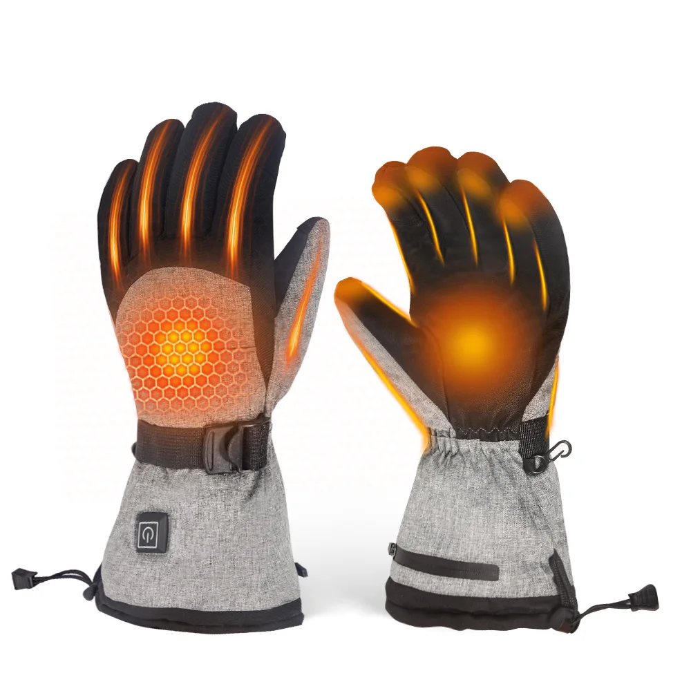 3,7 В 5000 мАч сенсорный экран электрическое отопление согревающие литиевые батареи лыжные перчатки с подогревом