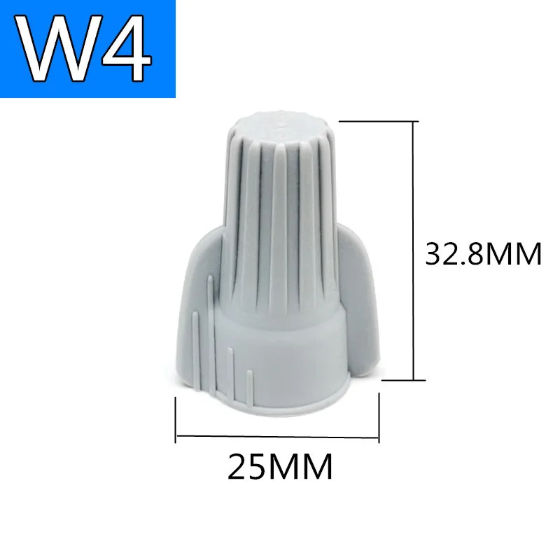 Two Wings Electrical Wire End Wire Connecter QWT Nylon Pvc Closed End Crimp Connectors Cable Splice Screw Terminal Wire Nuts