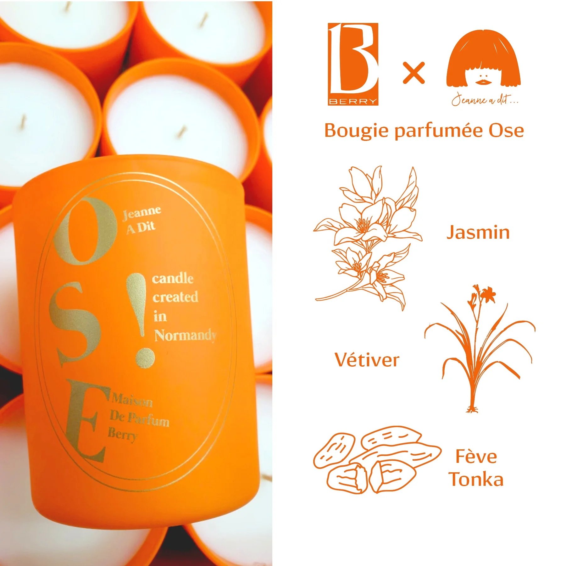 Luxury Unisex Scented Soy Wax Candle French Handwork Artistic Design with Jasmin Cedar Vetiver Joan of Arc Home Decoration OSE