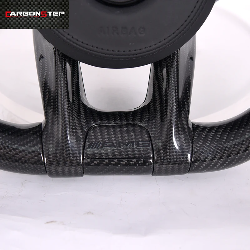 809 Carbon Fiber Steering Wheel LED Steering Wheel For W205 C63AM-G W213 E63 G63AM-G GLS63S GLA45 A45