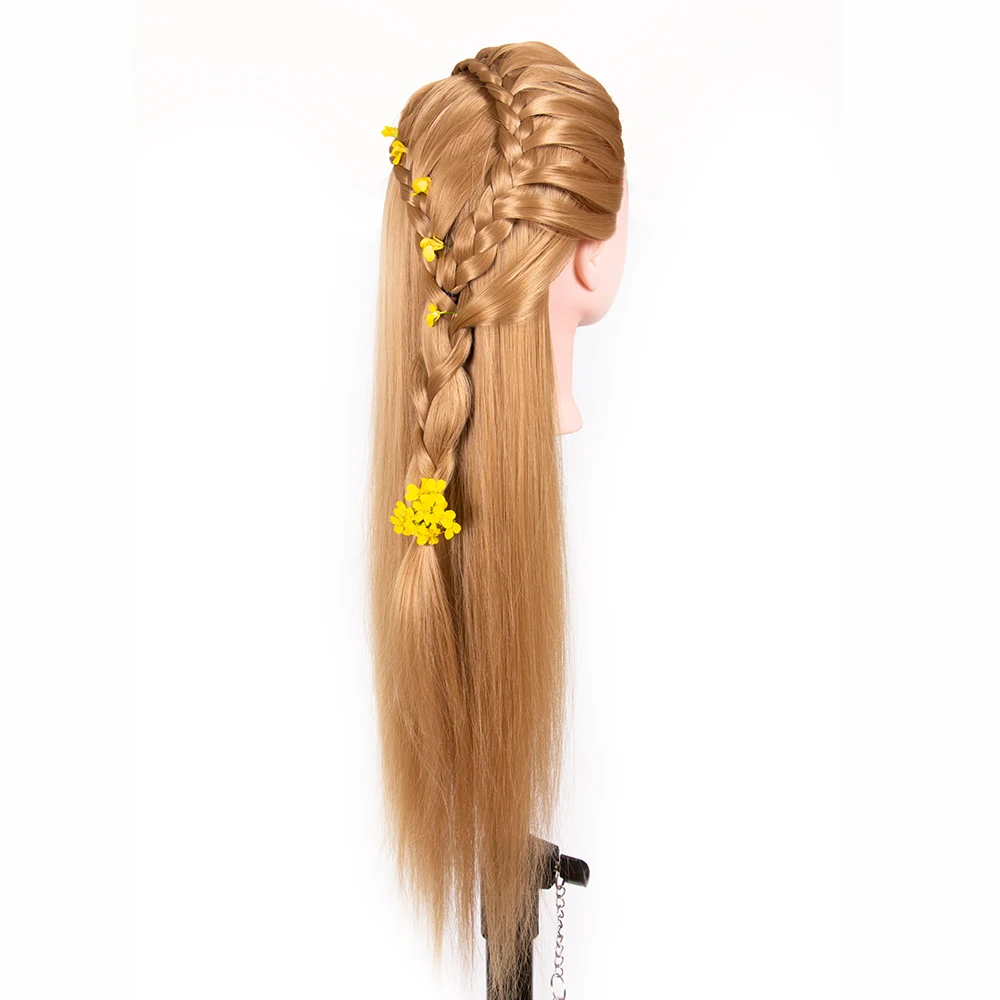  Leeons 27 # косметология для практики стрижки волос манекен парикмахерской куклы укладки профессиональная тренировочная