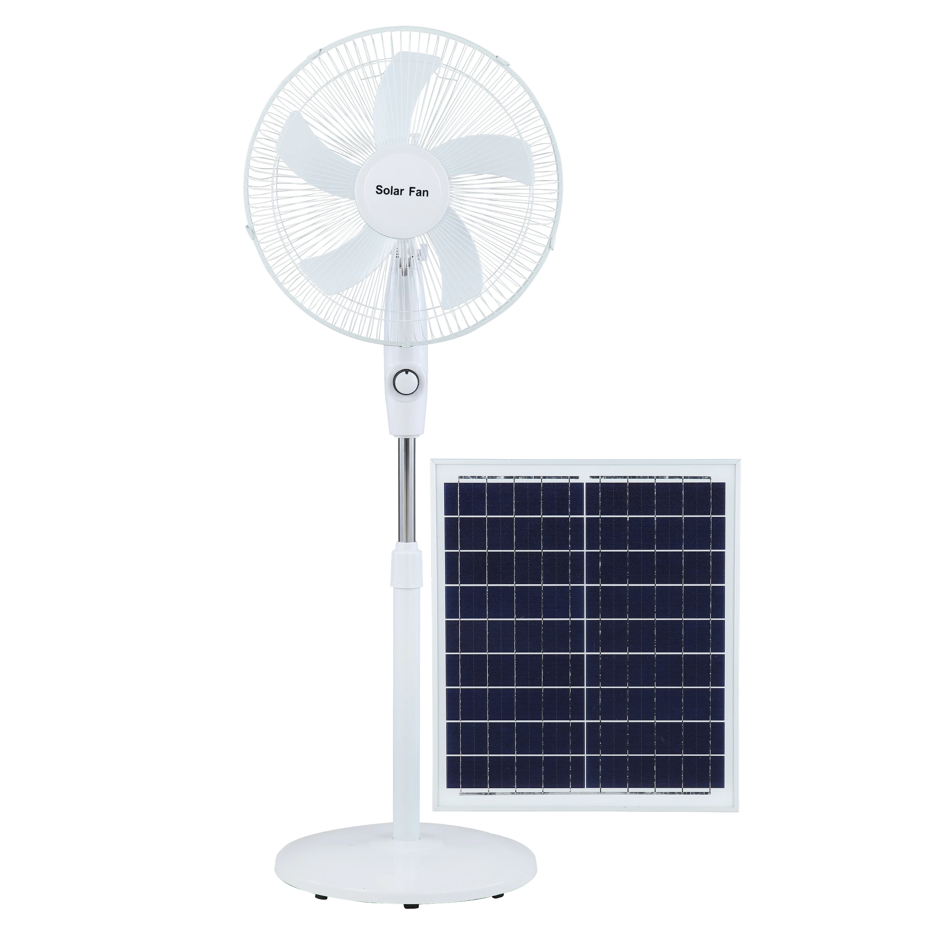 Indoors 16 Solar Powered Fan With Solar Panel With Lithium Battery Solar Fans For Home