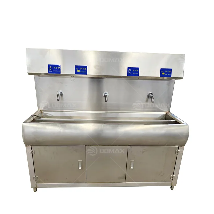 Cheap Price Hygiene Station All-in-one Hand Washing Air-drying And Disinfection Washbar Hand Disinfection Sink Machine