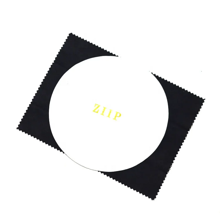 Custom logo sublimation jewellery cleaning cloth with your brand