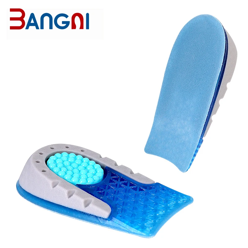 Wholesale Taller Growth Shoe Pad Boosting Inner Sole Heigh Increasing Shoe Inserts Height Increase Insoles