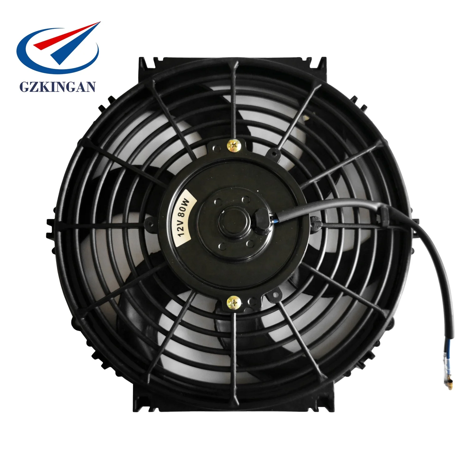 DC 24V and 12V straight blade auto radiator cooling universal fan