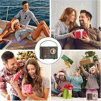 Dropshipping Shopify Retro Bluetooth Speaker Vintage Decor Mini Wireless Bluetooth Speaker