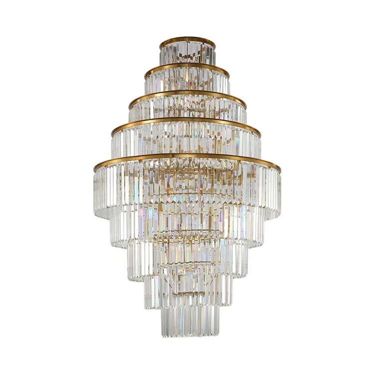 New Design Gold Transparency Decoration Hotel Villa Luxury Crystal