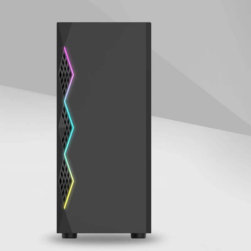  OEM Desktop with RGB LED Strip Computer gaming case PC Tower for