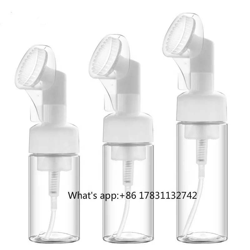 Empty facial mousse foaming soap dispenser hair face  foamer pump bottle 100ml/120ml/150ml/200ml for Cosmetic Packaging