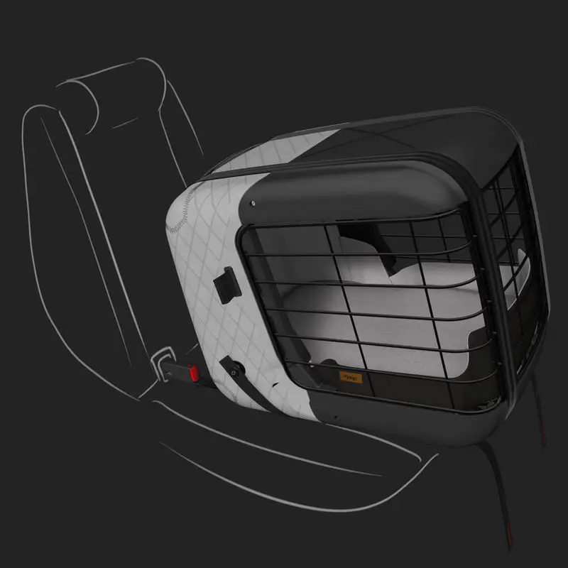 Сделано в швейцарском 4pets-Caree Isofix разъем для быстрой и безопасной фиксации-Caree на любом автокресле с блокировкой