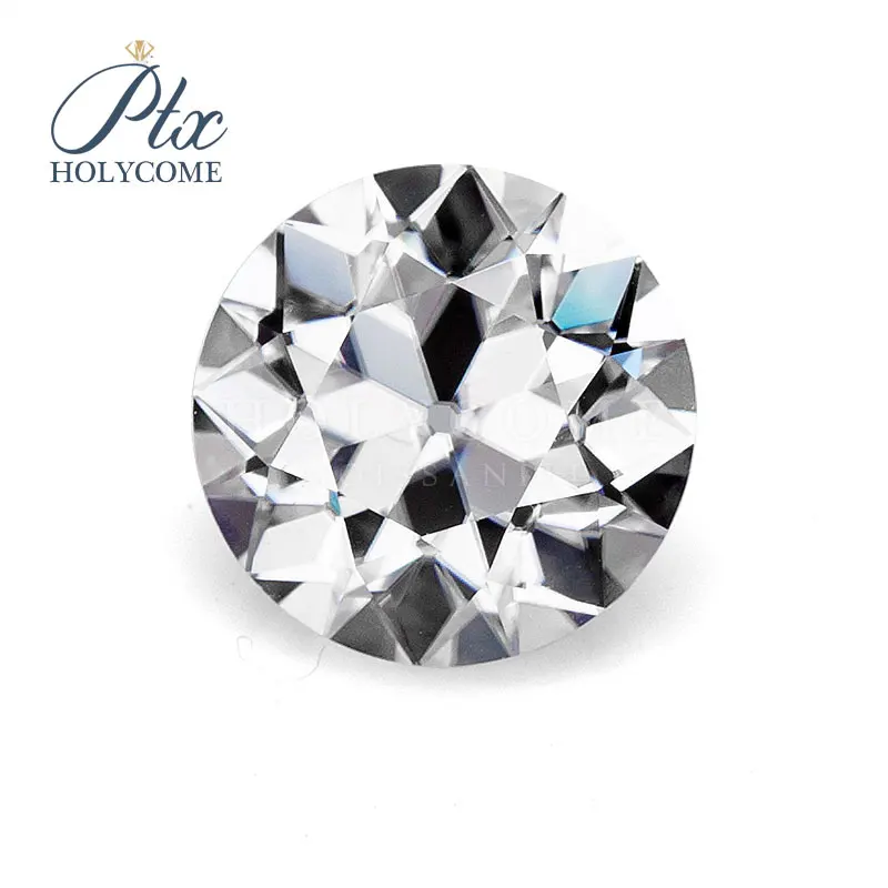 Holycome Round Old European Cut Loose Moissanite Diamonds VVS With GRA Certificate Loose Moiisanite Gem For Jewelry