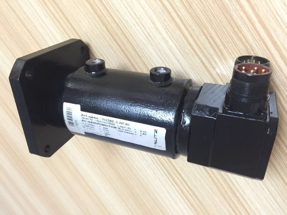 Used AC Servo Motor W258E-0-NF40 Pluritec Drilling Machine AC Servo Motor