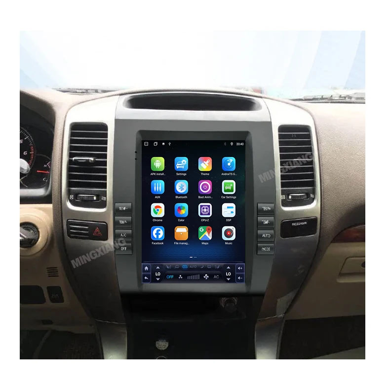Car Radio for Lexus GX470 Car Stereo Multimedia Player for Toyota Land Cruiser Prado 120 Android Auto Carplay Tesla Style 10.4