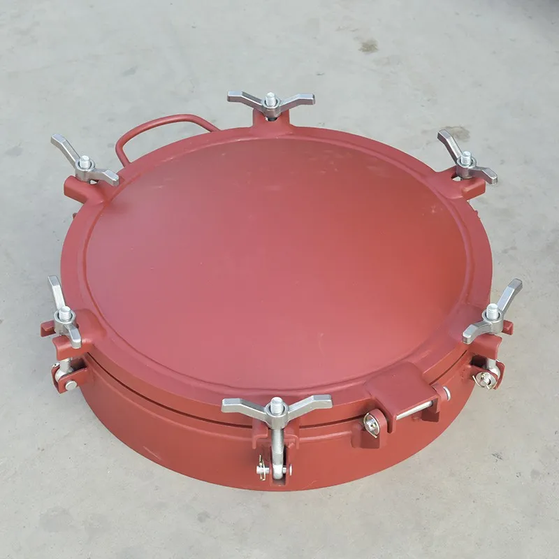 Customized Stainless Steel Carbon Steel Manhole Tank Cover For Tanker Trucks Sprinkler Trucks Bulk Cement Trucks