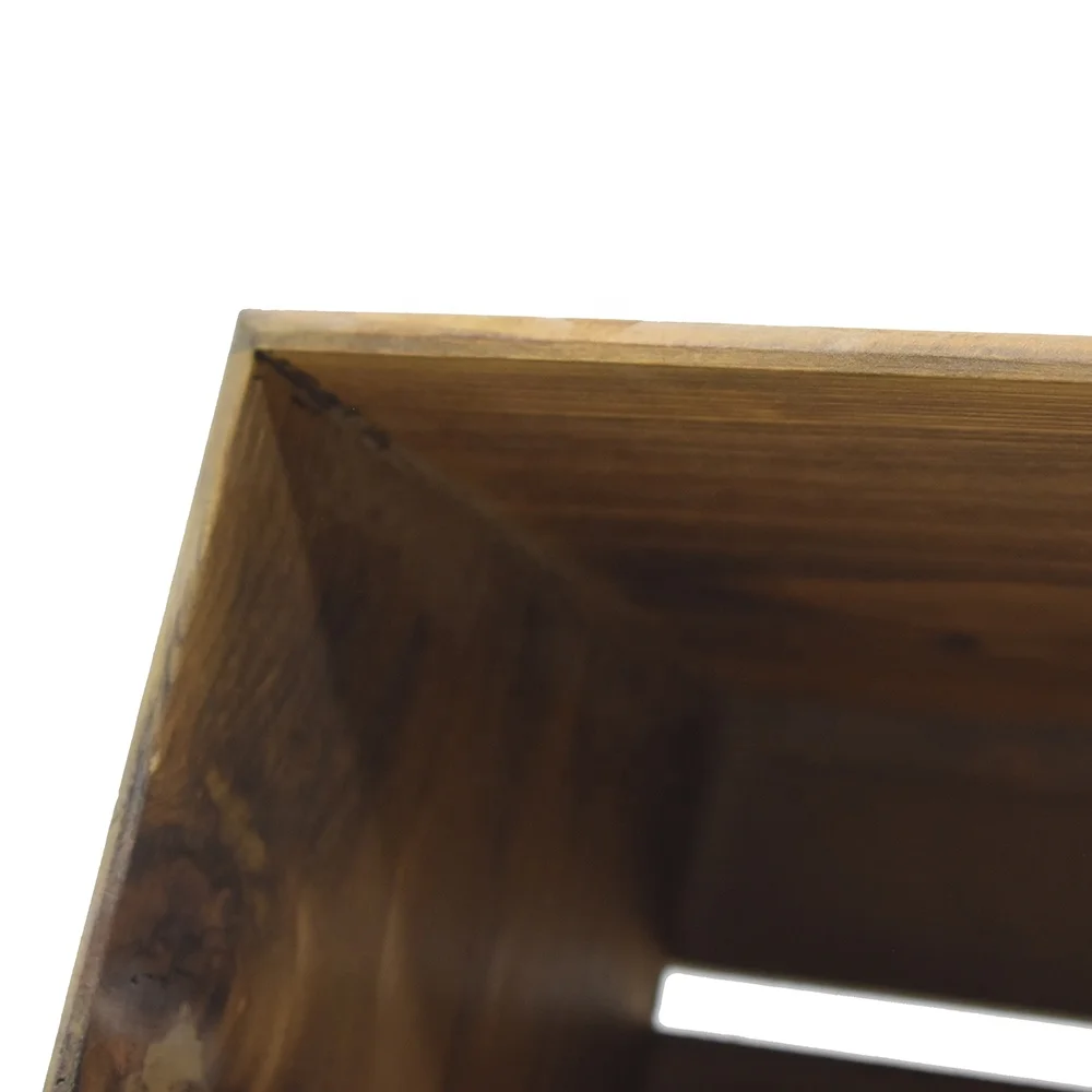 Amazon Wooden Crate for Storage Decorative Wood Boxes Home Books Clothes Toys Box Basket Bin