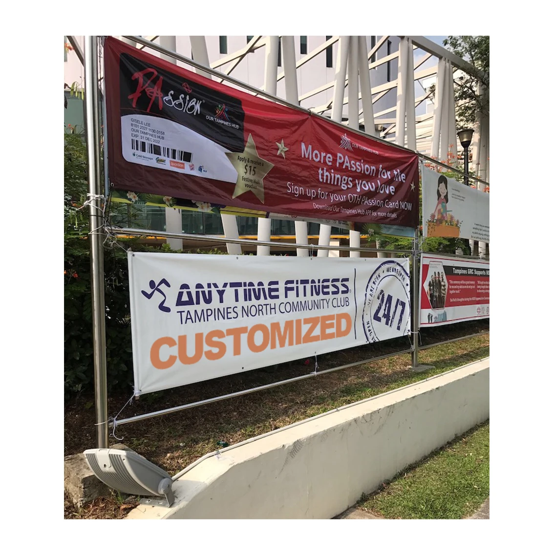 outdoor race gate banner pink birthday party decoration birthday banner table banner