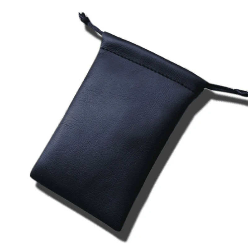 Leather Golf Staff Bag Storage Golf Cart Putter  Pouch