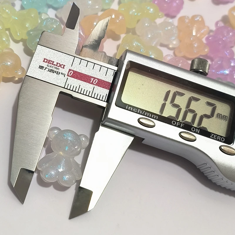 Little Bear Flash Bead DIY Plastic Acrylic Beads Mix of Flash Beaded Bracelet for Kids Jewelry