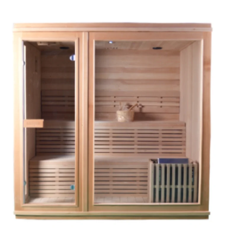 mini dry persona wood full far infrared fitness sauna room Hemlock Solid Wood Traditional Indoor Far Infrared Steam Sauna Rooms