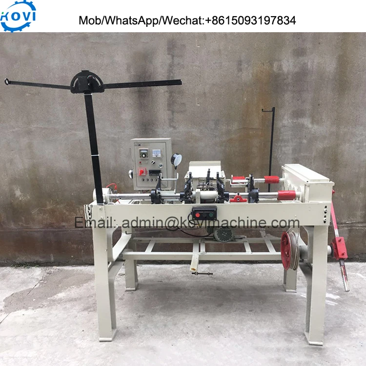 Автоматическая машина для опрокидывания шнурков бумажных пакетов ручная и пластиковых