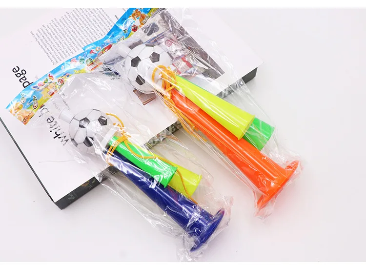 Concert Competition Noise Maker Small Gift Wholesale Small Sports Fans Cheer Toy Football Cheering Trumpet