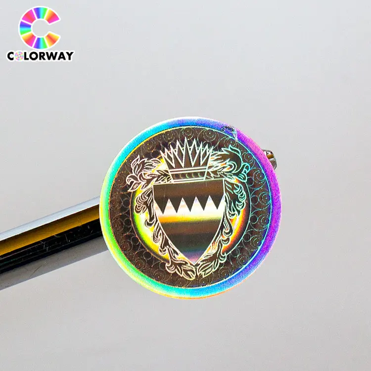 Custom Make Holographic Sticker Label authenticity Security Hologram Sticker Label 3D anti-fake Hologram Sticker