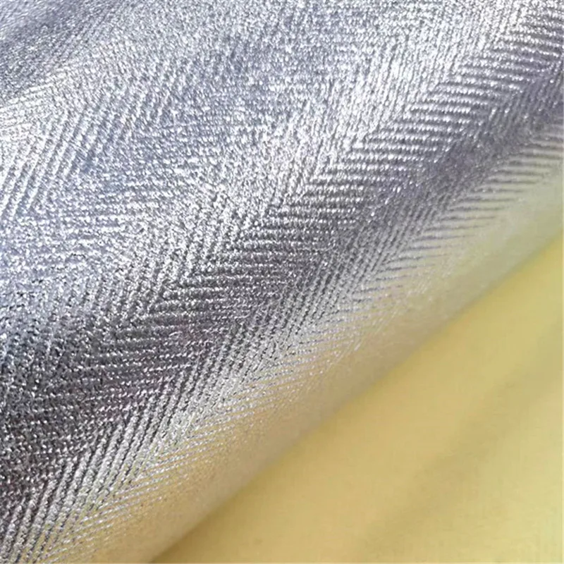 Flame Retardant Fabric Fire Resistant Aramid Coated Aluminum Fabric for Heat Resistant Suit
