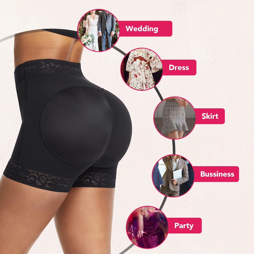 plus size hip foam padded panties  body shaper