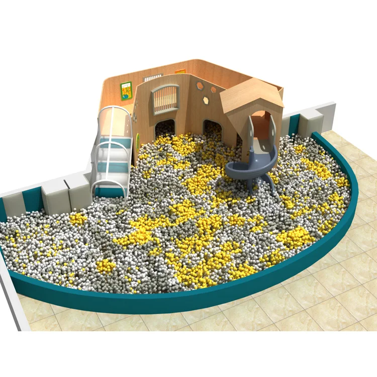 Design Kids Cafe Indoor Play Equipment Soft Playground with Ball Pool for Kinder Garden and Pre Primary School