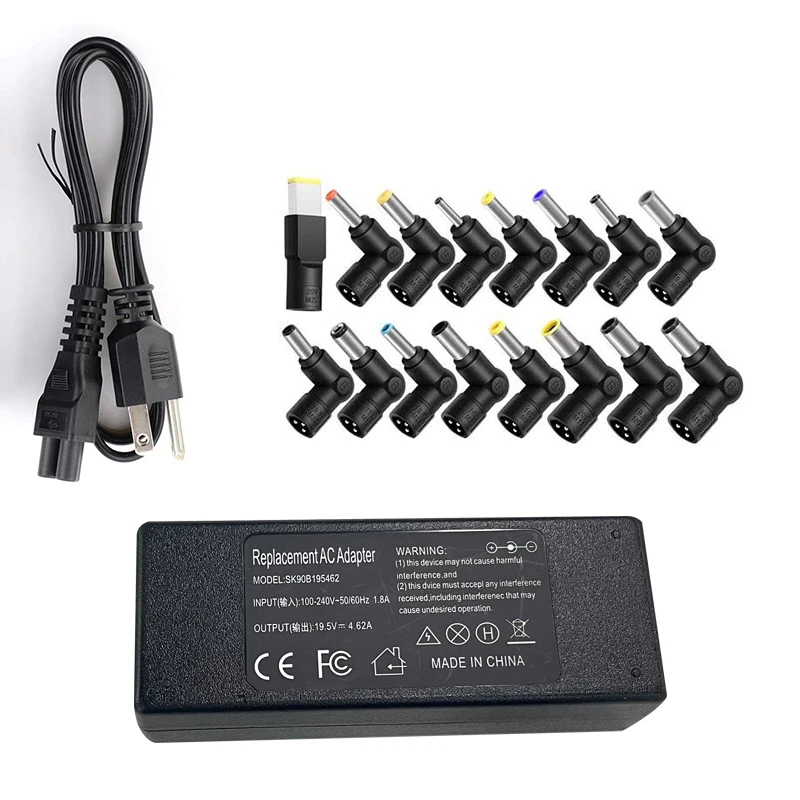 Wholesale 90W power supply laptop adapter for Lenovo HP DELL 19V 4.74A 7450 High Quality Power Adapter Charger