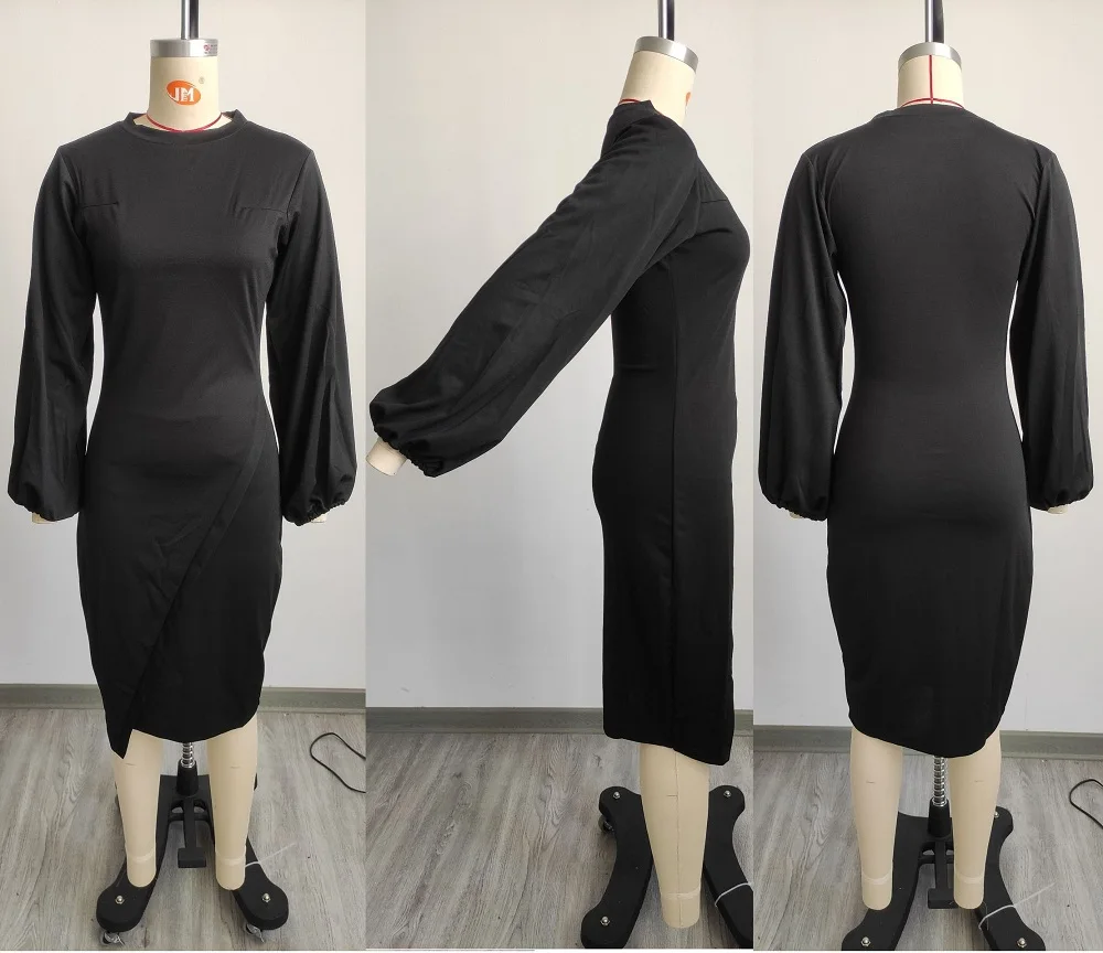 Spring 2023 Fall 2022 Dresses Long Sleeve Dress Women Lady Elegant Modest casual dress For Women