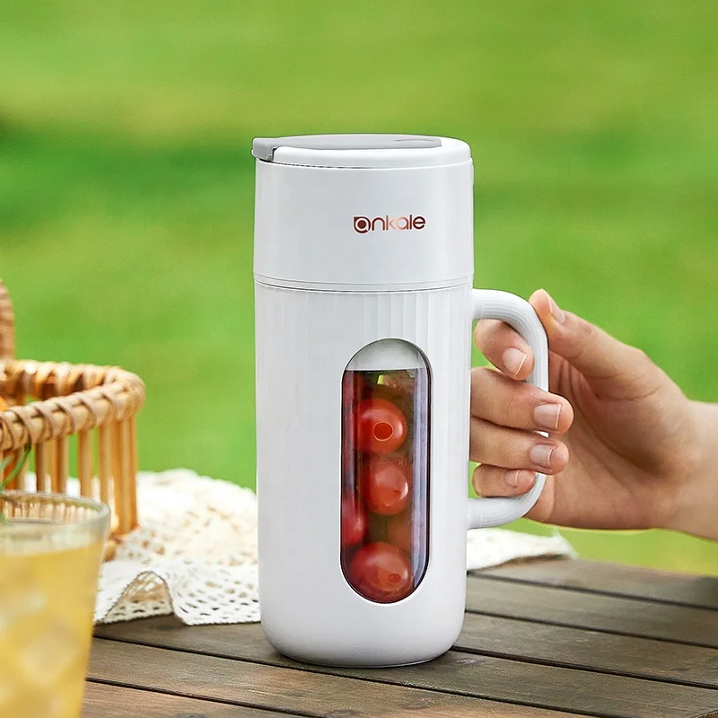 Multi-purpose 4 in 1 White Electric Juicer Cup Fresh Fruit Juice Blender USB Rechargeable Portable Blender Cup