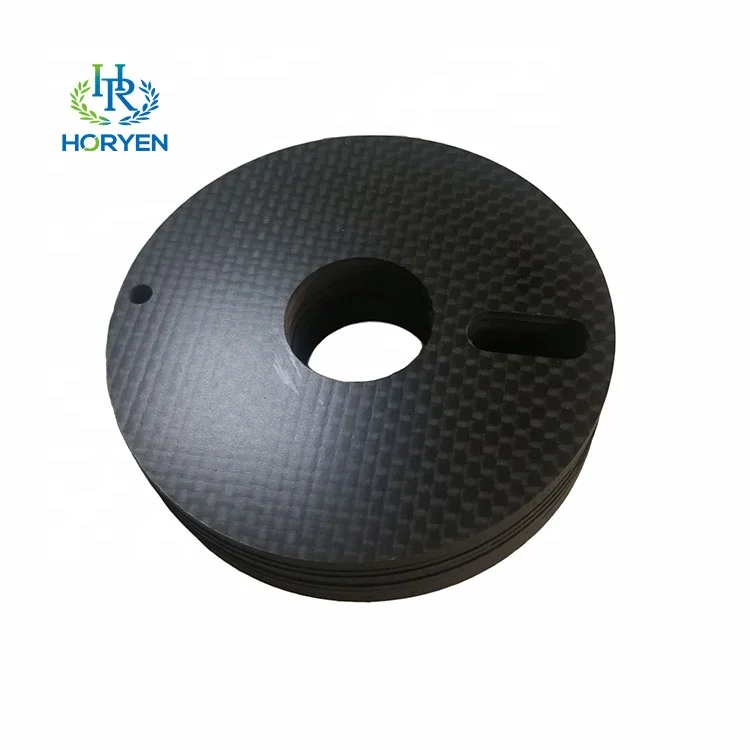 Horyen professional light weight cnc 3k carbon fiber plates for rc cars parts