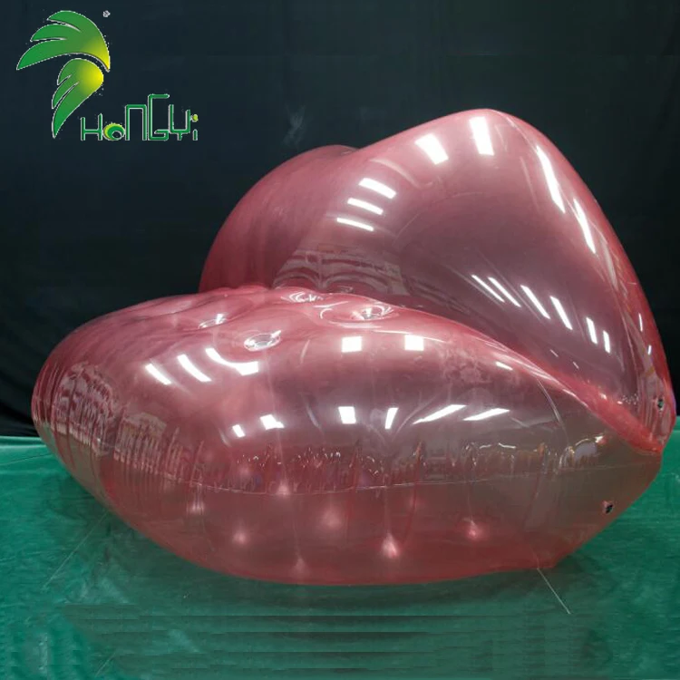 Giant advertising inflatable sofa, Big mouth air sofa inflatable transparent inflatable air sofa