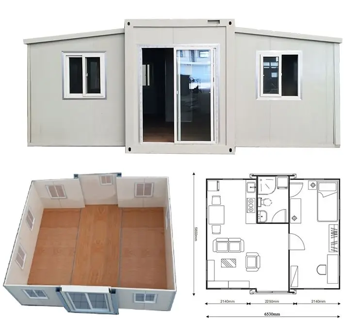 Низкая цена 20 футов 40 индивидуальный модульный роскошный простой сборный расширяемый контейнерный дом