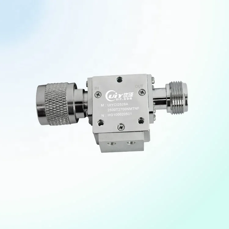 Customized Uhf 2300~3000mhz 100w High Isolation Rf Coaxial Isolator With sma-m/f Connector For In-building Solutions