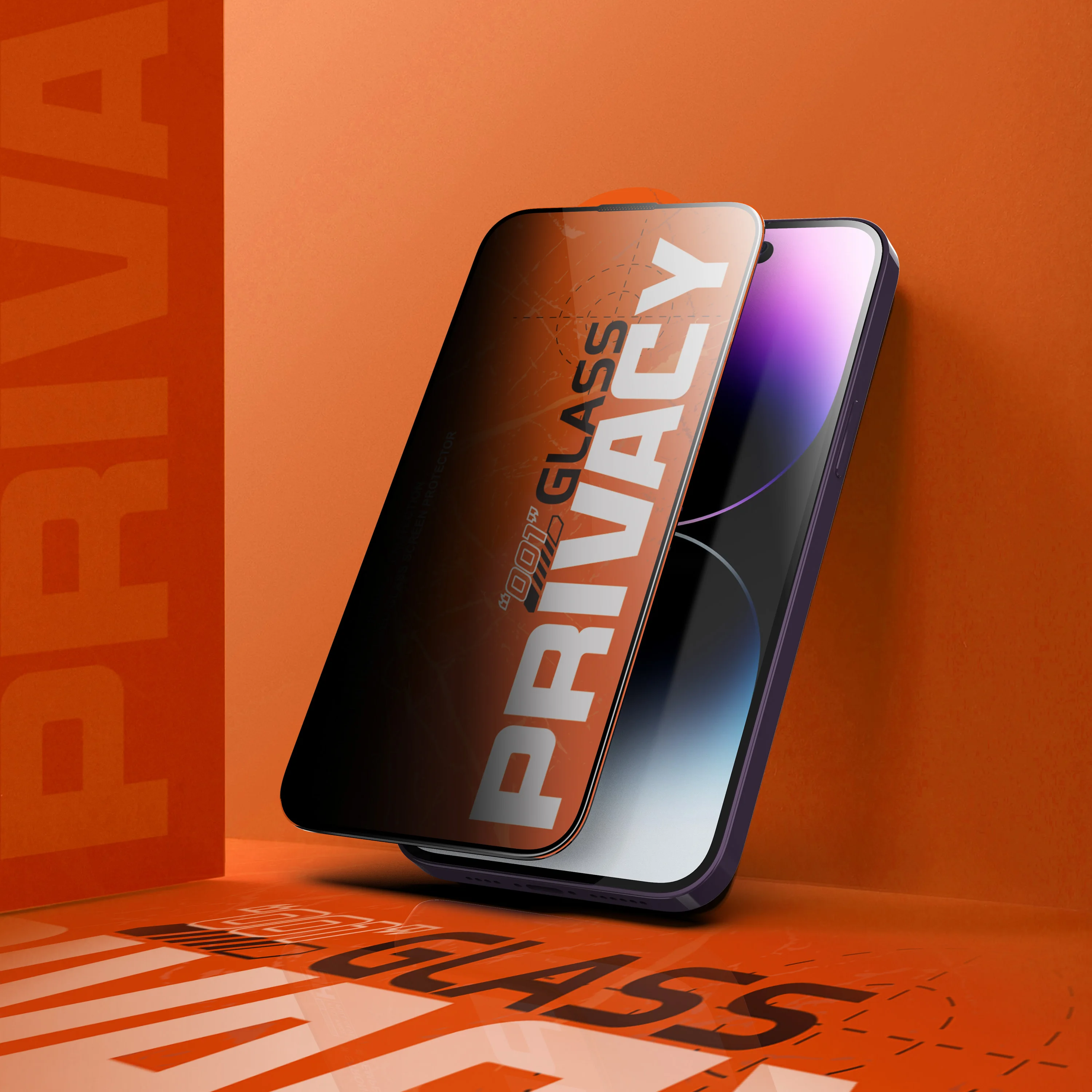 ZIF Privacy Cellphone Tempered Glass Screen Protectors for iPhone 15 14 13 12 11 3D Full Cover Anti Spy Privacy Screen Protector