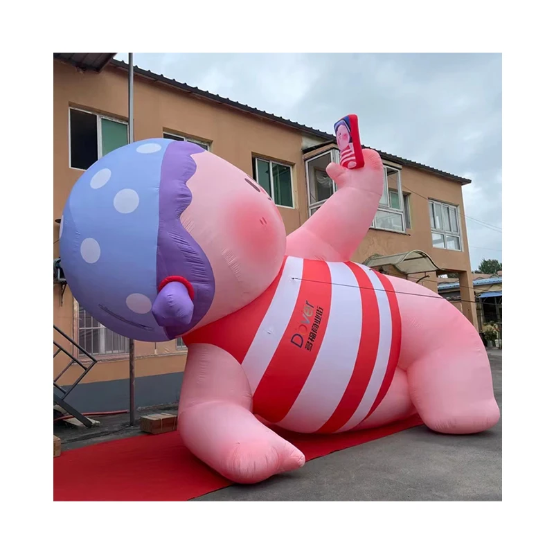 No Moq Custom Christmas Inflatable Decoration Giant Cartoon Character Model Advertising Inflatable