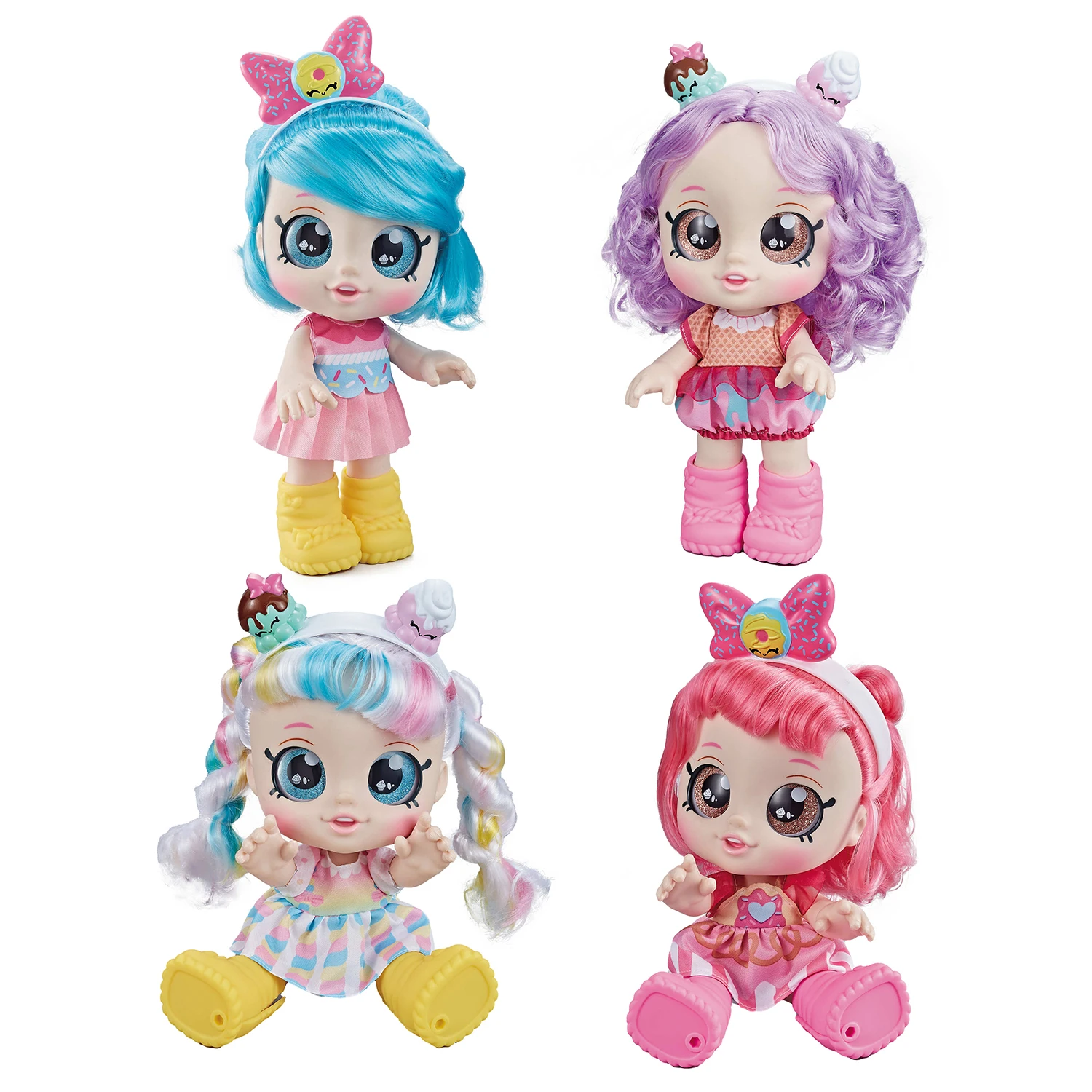 12 Inch Beautiful Dessert Girl Doll Fashion Baby Silicone Doll With Doll Accessories for Kids Girls Pretend Play Preschool Toys