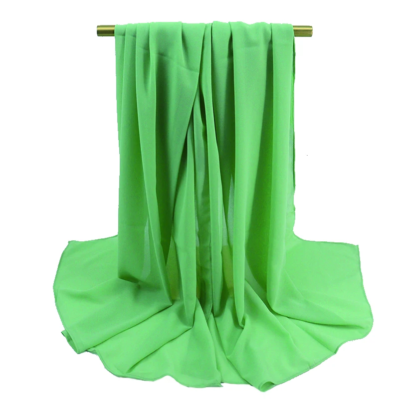 Wholesale premium soft plain daily chiffon hijab scarf supplier georgette chiffon hijab scarves fashion accessory hijab
