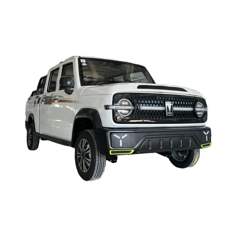 High-speed Four-wheel Electric Vehicle Factory Direct Sale Ev Cargo Pickup Truck Car 60v 72v Affordable Electric Pickup