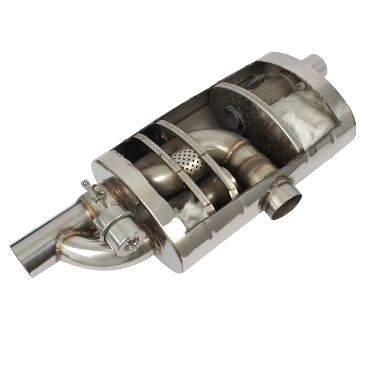 304 stainless tail truck chrome universal sport pipes exhaust muffler performance exhaust tip