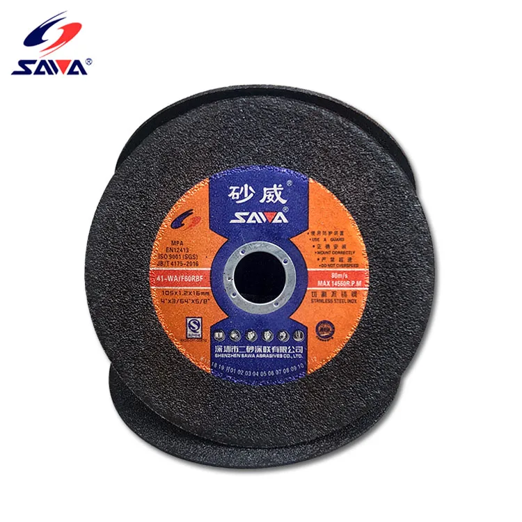 T41 105x1.2x16mm China 4 inch stainless steel abrasive cutting disc